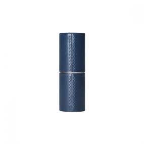 LA BOUCHE ROUGE Refillable Navy Blue Fine Leather Lipstick Case 奢華訂製唇膏皮套_坎城