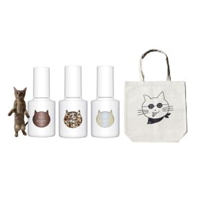 uka 貓咪漫步指彩玩色組	Cat Study Nail Polish set
